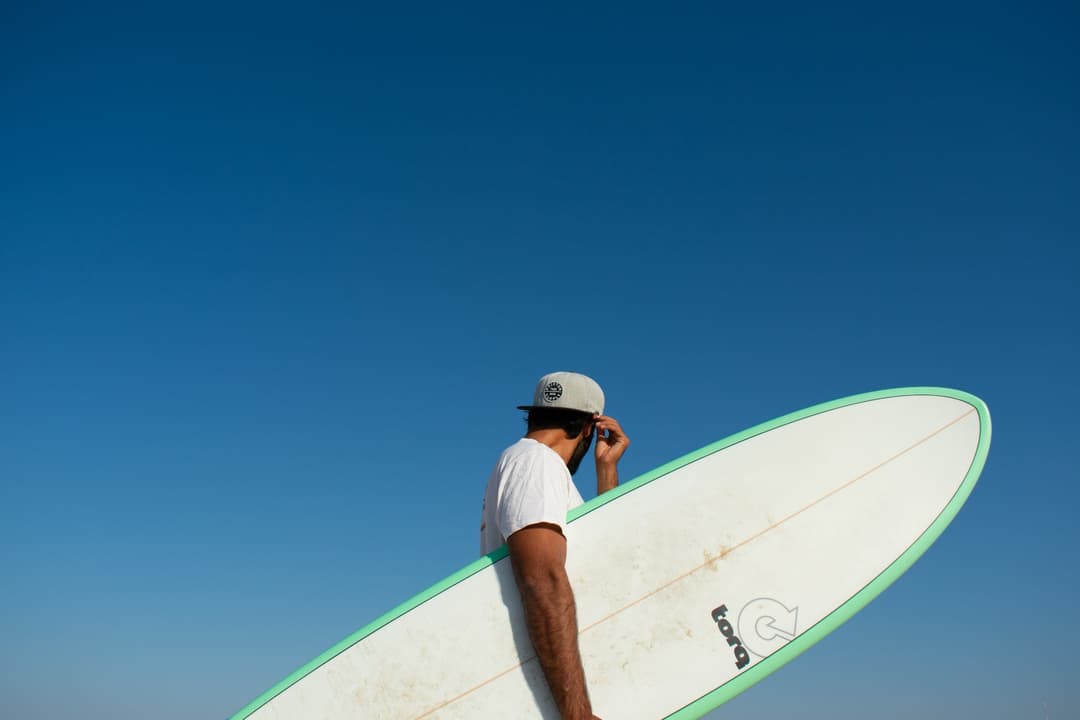 Me and my surfboard